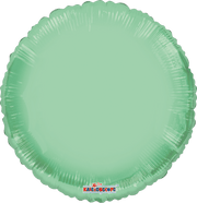 Convergram Mylar & Foil Green Macaron Round 18″ Balloon
