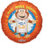Convergram Mylar & Foil Hang In There ... Get Well Soon Monkey 18" Foil Balloon