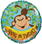 Hang In There Monkey 18″ Holographic Balloon