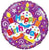 Convergram Mylar & Foil Happy Birthday Cupcakes Holographic 18″ Balloon