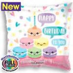 Convergram Mylar & Foil Happy Birthday Macarons 18″ Balloon