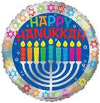 Convergram Mylar & Foil Happy Hannukah 18″ Balloon