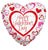 Convergram Mylar & Foil Happy Valentine's Day Patterned Hearts 18″ Balloon