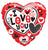 Convergram Mylar & Foil I Love You 18″ Gellibean Balloon