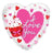 Convergram Mylar & Foil I Love You Cupcake 18″ Gellibean Balloon