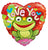 Convergram Mylar & Foil I Love You Frog 18″ Balloon