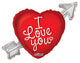 I Love You Heart with Arrow 36″ Balloon