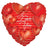 Convergram Mylar & Foil I Love You Hearts Floating 18″ Balloon