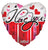 I Love You Lines & Hearts 18″ Balloon