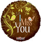 I Miss You Songbirds 18″ Balloon