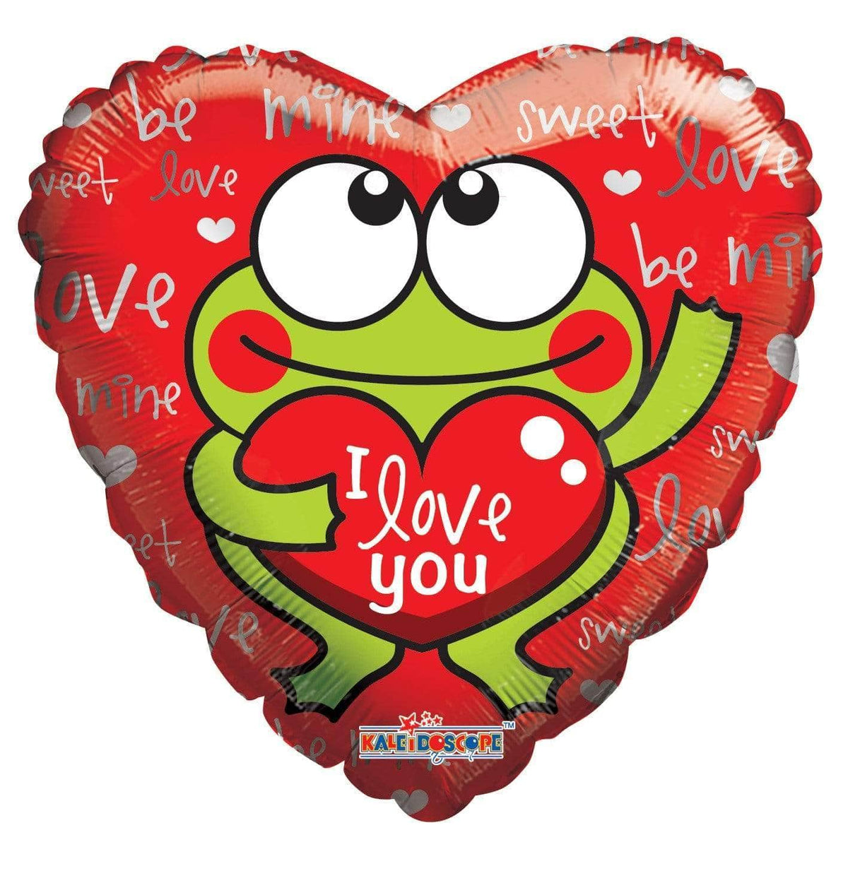 Convergram Mylar & Foil ILY Frog 18″ Balloon