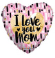 ILY Mom Gold & Pink 18″ Balloon