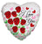Convergram Mylar & Foil ILY Prismatic Roses 18″ Balloon