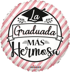 Convergram Mylar & Foil La Graduada Mas Hermosa 18″ Balloon