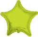 Lime Green Star 36″ Metallized Balloon