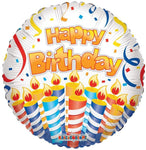 Convergram Mylar & Foil Lots of Candles Birthday 18″ Balloon