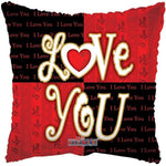 Convergram Mylar & Foil Love You – Modern 18″ Balloon