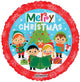 Merry Christmas Elves 18″ Balloon