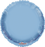 Convergram Mylar & Foil Pale Blue Macaron Round 18″ Balloon