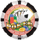 Poker Casino Chip 18" Foil Balloon