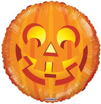 Convergram Mylar & Foil Pumpkin Jack o' Lantern 18″ Balloon