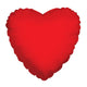 Red Heart with Attached Ribbon 17″ Balloons (40 count)