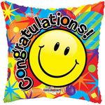 Smiley Congratulations 18″Gellibean Balloon