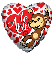 Convergram Mylar & Foil Te Amo Monkey