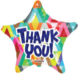 Convergram Mylar & Foil Thank You Star