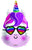 Convergram Mylar & Foil Unicorn With Glasses