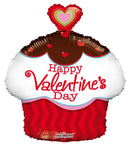 Convergram Mylar & Foil Valentine’s Cupcake