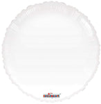 Convergram Mylar & Foil White Round 18″ Gellibean Balloon