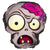 Convergram Mylar & Foil Zombie Head 18″ Balloon