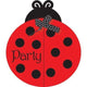 Lady Bug Fancy Invitations (8 count)