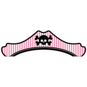 Convergram Party Supplies Pirate Parrty! Hats Girl (6 count)