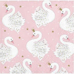 Convergram Party Supplies Swan Party Beverage Napkins