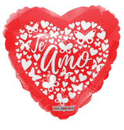 Convergram Te Amo Paper Cuts 18″ Balloon