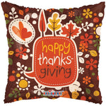 Happy Thanksgiving Leaves 9″ Balloon