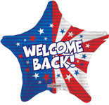 Convergram Welcome Back Patriotic 18″ Balloon