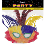 Costume - Feather Mask - Amscan