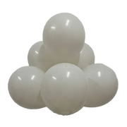 Cream 12″ Latex Balloons by GloMex from Instaballoons