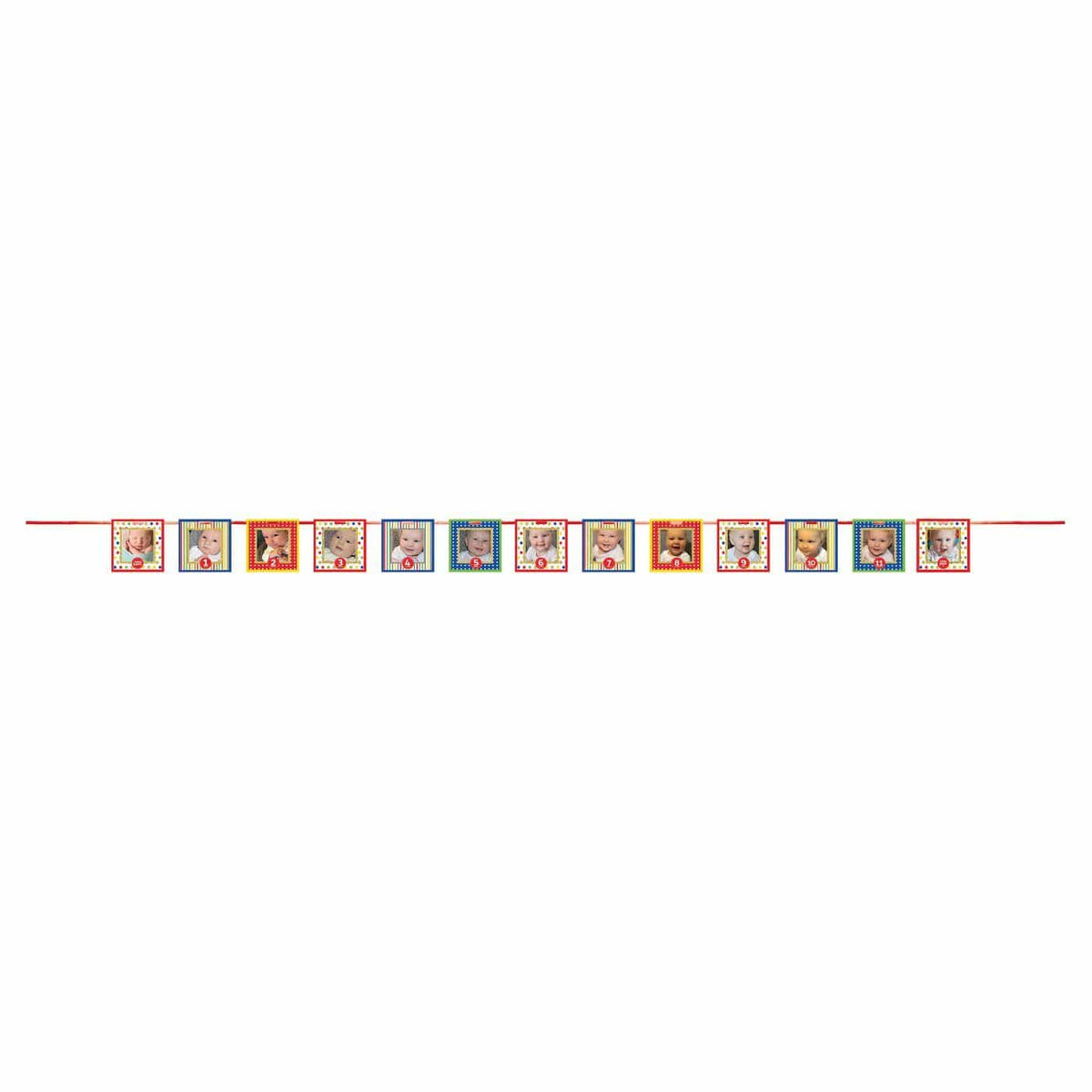 Creative Converting 1st Birthday Customizable Photo Banner