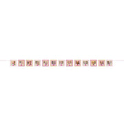 Creative Converting 1st Birthday Pink Customizable Photo Banner