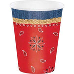 Creative Converting Party Supplies Bandanarama 12oz Cups (8 count)