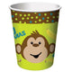 Monkeyin Around Monkey 9oz Cups (8 count)