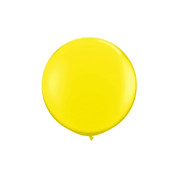 Canary Yellow Celebrity/Decorator 36″ Spherical Latex Balloons (10)