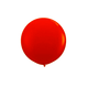 Cherry Red Celebrity/Decorator 36″ Spherical Latex Balloons (10)