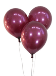 Creative Latex Metallic Burgundy Celebrity/Decorator 12″ Latex Balloons (144)