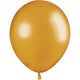 Metallic Gold Celebrity/Decorator 5″ Latex Balloons (144)