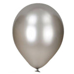 Metallic Silver Celebrity/Decorator 5″ Latex Balloons (144)